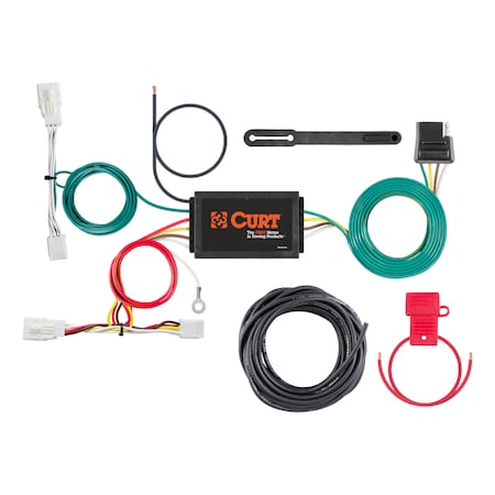 Curt Custom Wiring Harness (4-Way Flat Output), 56416 56416